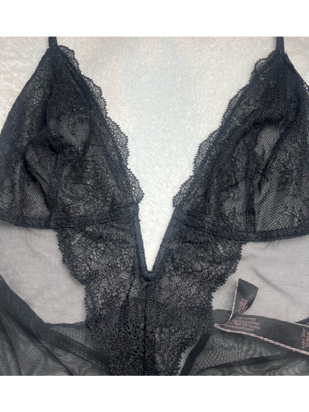 Victoria’s Secret black lace teddy size Medium - Picture 7 of 12